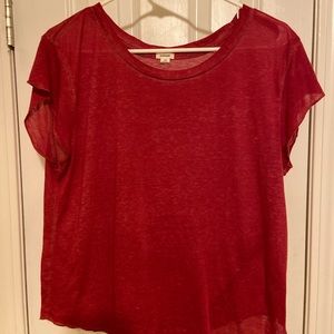 EUC GARAGE Basic Red T-Shirt Size L